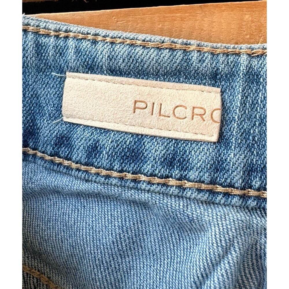 Pilcro NWT $148 Women’s High Rise Trouser Bootcut Jeans Size 26 Blue Ap - Picture 4 of 13
